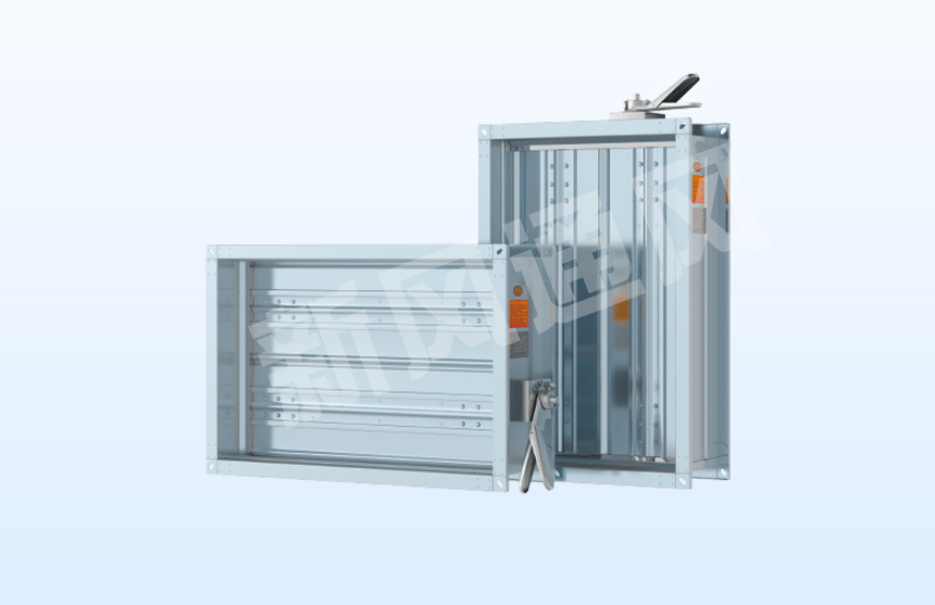 手动多叶对开调节阀